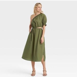 Who What Wear Cypress cut-out dress